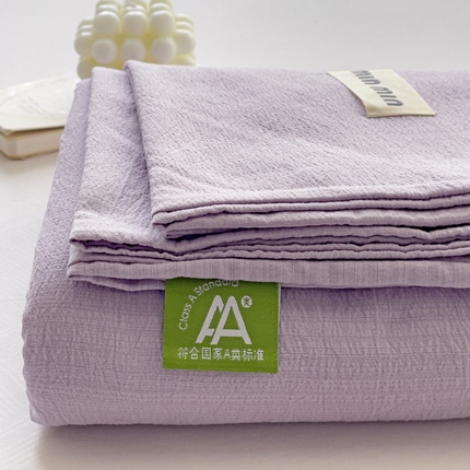 罗亿家纺 2025新款云感提花双层纱定标minmin(系列)床单 浅