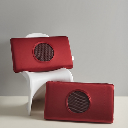 芯辰 2025春夏新款3D黑金竹炭凝胶枕冰魄玛瑙枕 枕头枕芯 红玛瑙 42x70x10cm/只