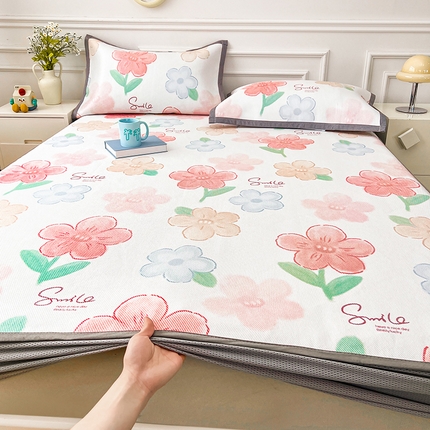 91家纺网 家纺一手货源 找家纺 （总）大元 2025新款数码印花冰藤席系列