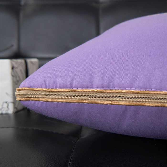 91家纺网 家纺一手货源 找家纺 照世家纺 2025新款柔软透气全棉抱枕被-蝶影 蝶影-紫色