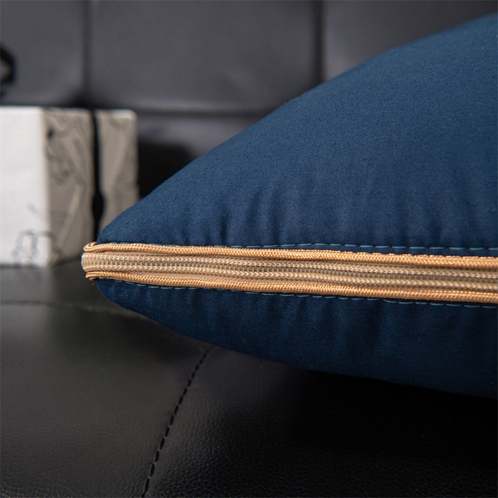 91家纺网 家纺一手货源 找家纺 照世家纺 2025新款柔软透气全棉抱枕被-蝶影 蝶影-深蓝