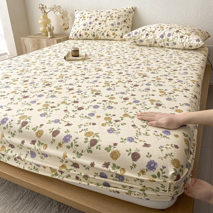 91家纺网 家纺一手货源 找家纺 （总）九亭家纺 2025新款A类全棉老粗布单床笠