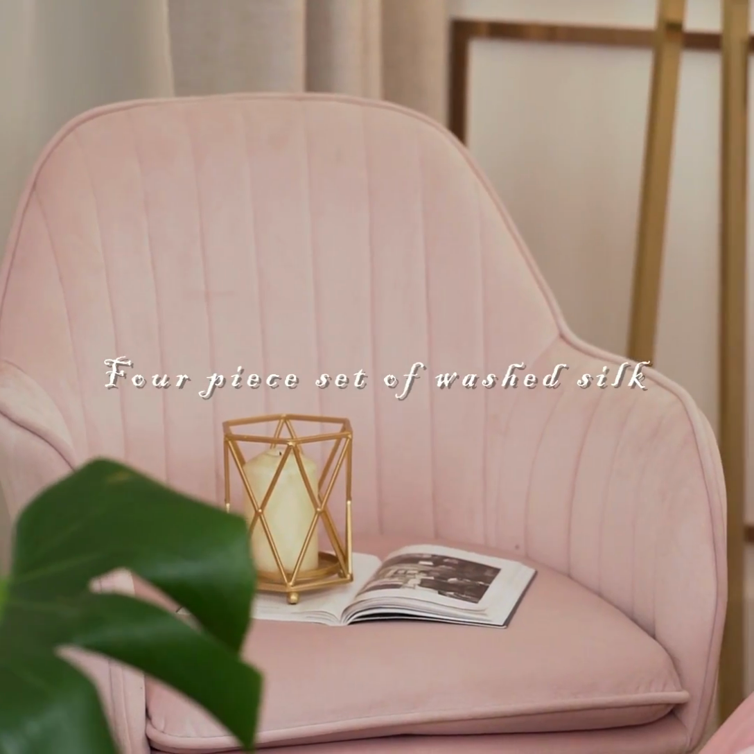 91家纺网 家纺一手货源 找家纺 吾诺 2025 字母刺绣水洗天丝夏被四件套水洗真丝夏凉被空调被绣花夏被 字母豆沙