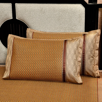 91家纺网 家纺一手货源 找家纺 （总）小牛席业  2025新款B夏凉枕套系列凉枕套夏天枕套冰丝枕套竹枕套藤枕套冰藤枕套