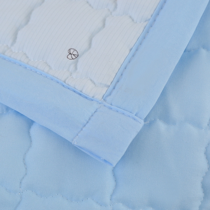 91家纺网 家纺一手货源 找家纺 被多多被业  2025新款小清新印花小竺棉多针绗绣夏凉被 小南瓜