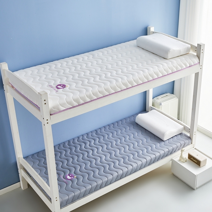 91家纺网 家纺一手货源 找家纺 艺博床垫 2025新款牛奶丝学生床垫 灰色