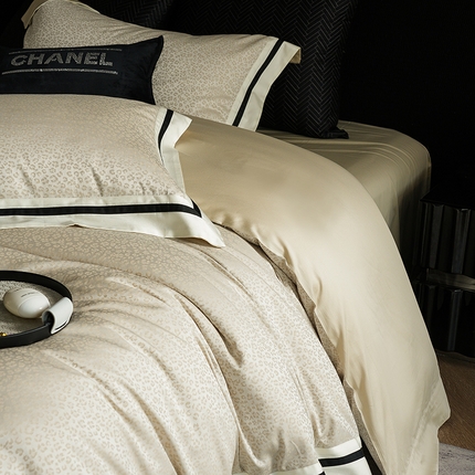 91家纺网 家纺一手货源 找家纺 （总）涞澳家纺 2025新款天丝棉色织提花四件套