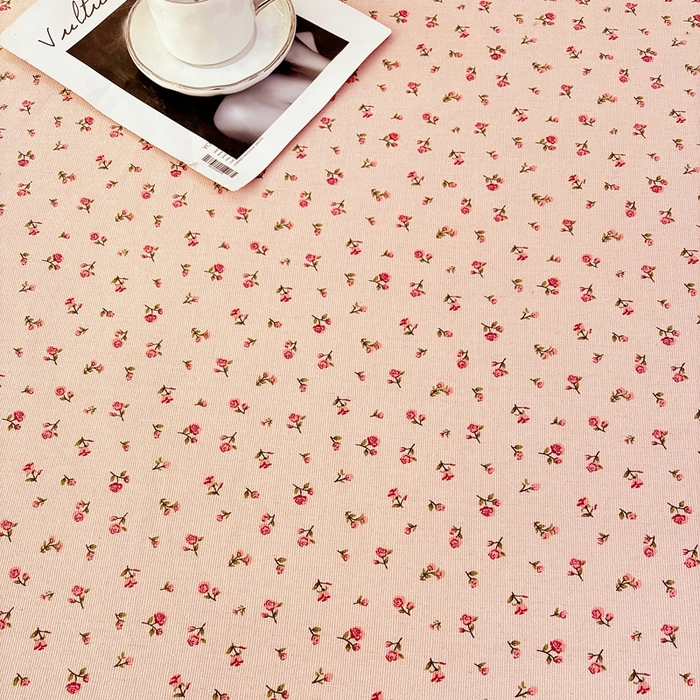 91家纺网 家纺一手货源 找家纺 伊而梦蚊帐 2025新款原棉老粗布床笠 粉玫瑰