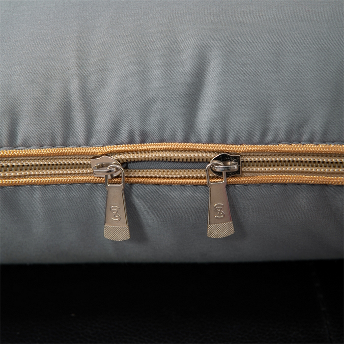 91家纺网 家纺一手货源 找家纺 照世家纺 2025新款柔软透气全棉抱枕被-蝶影 蝶影-浅灰