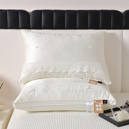 91家纺网 家纺一手货源 找家纺 （总）糖果枕芯 2025新款玫瑰庄园枕芯柔软舒适助眠枕头