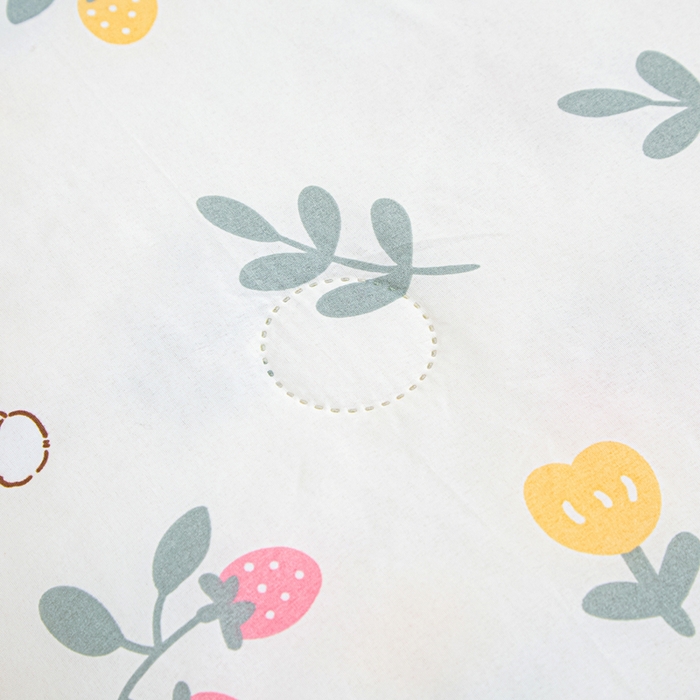 91家纺网 家纺一手货源 找家纺 侨鑫 2025新款亲肤水洗棉夏被宽边 玫瑰小熊