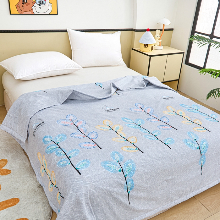 91家纺网 家纺一手货源 找家纺 （总）侨鑫 2025新款亲肤水洗棉夏被宽边