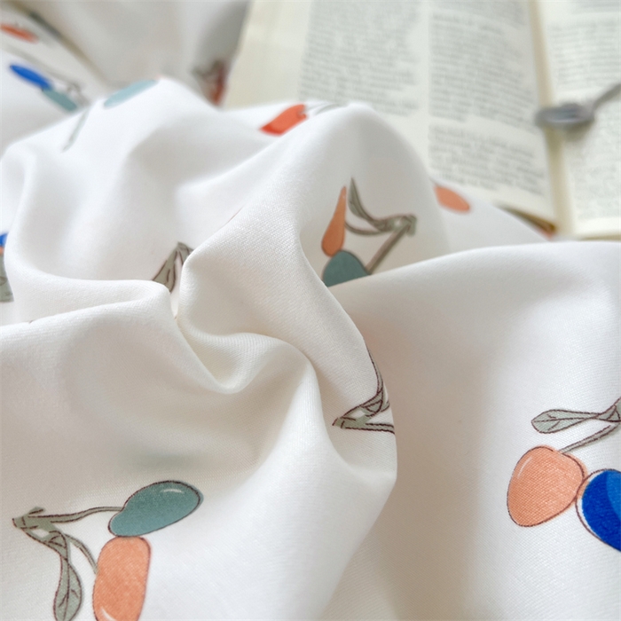 91家纺网 家纺一手货源 找家纺 （总）畅畅家纺 2025新款春夏活性小清新印花云锦棉四件套