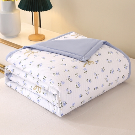 91家纺网 家纺一手货源 找家纺 诗雅2025新款A类小竺棉夏被被子被芯 倾心