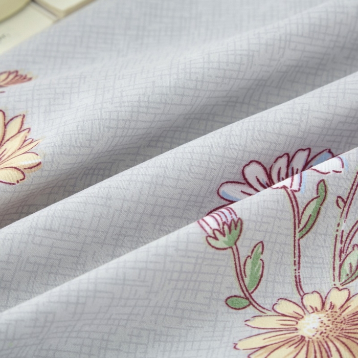 91家纺网 家纺一手货源 找家纺 2025新款亲肤绒礼品夏被窄边 花香漫语