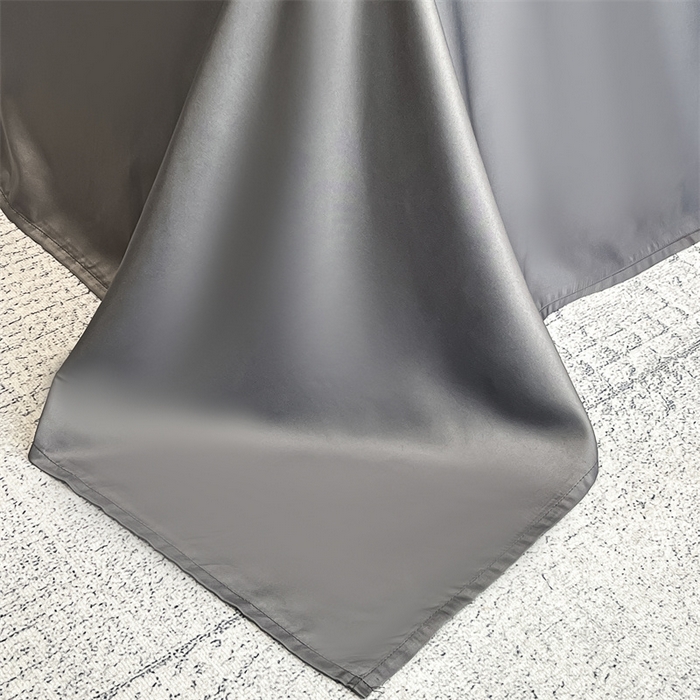 91家纺网 家纺一手货源 找家纺 笙意家纺2025新款水洗冰丝数码印花暗盒款四件套 妙然-灰