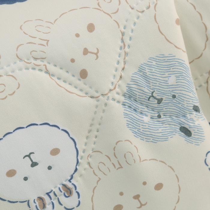 91家纺网 家纺一手货源 找家纺 被多多被业  2025新款印花水洗棉夏被 萌萌兔