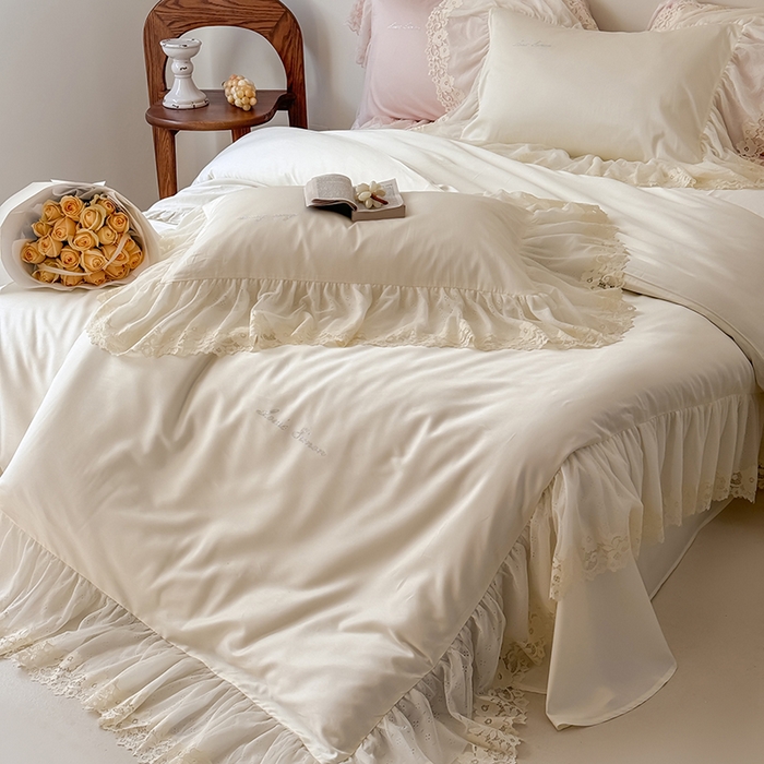 91家纺网 家纺一手货源 找家纺 （总）涞澳家纺 2025新款亲肤舒适天丝棉四件套-云初系列