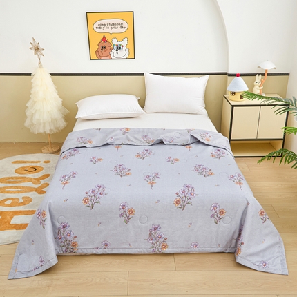 91家纺网 家纺一手货源 找家纺 （总）侨鑫 2025新款亲肤水洗棉夏被宽边