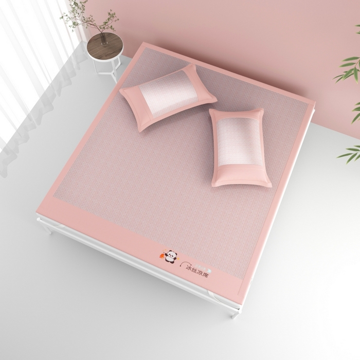 91家纺网 家纺一手货源 找家纺 （总）爱宝被业  2025新款凉感抗菌冰丝席凉席