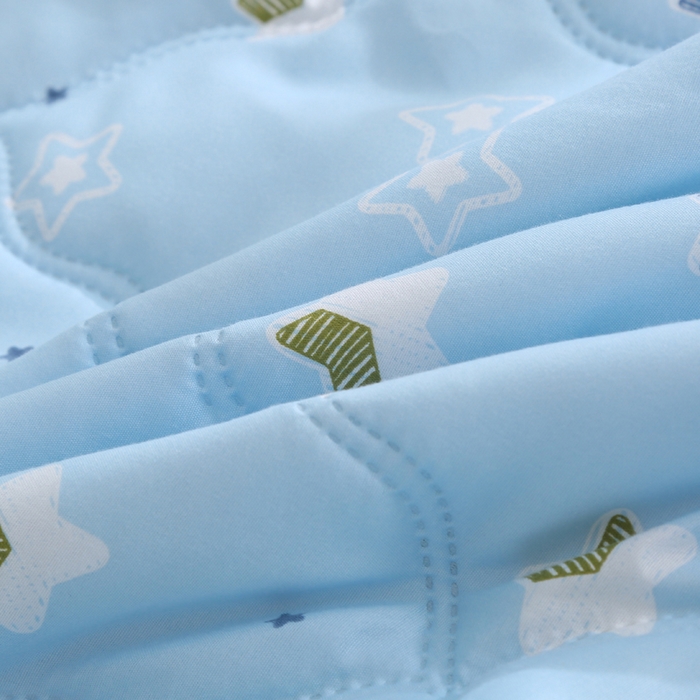 91家纺网 家纺一手货源 找家纺 被多多被业  2025新款清新印花亲肤绒超声波工艺夏凉被 梦幻星空