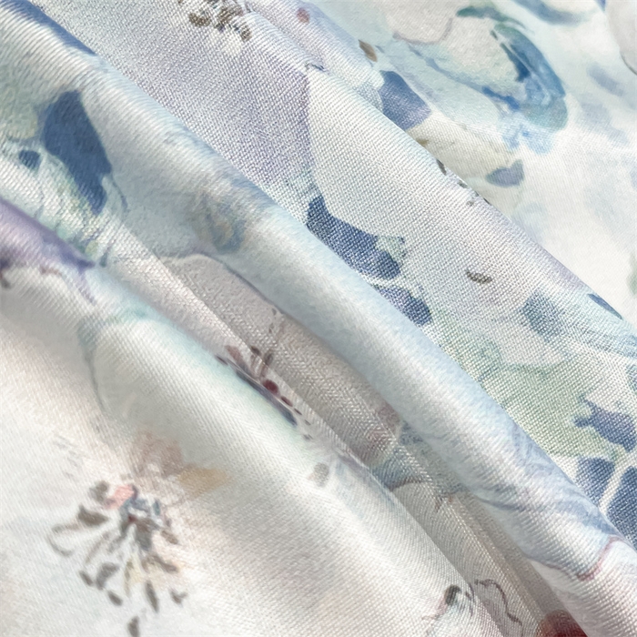 91家纺网 家纺一手货源 找家纺 笙意家纺2025新款水洗冰丝数码印花暗盒款四件套 流年