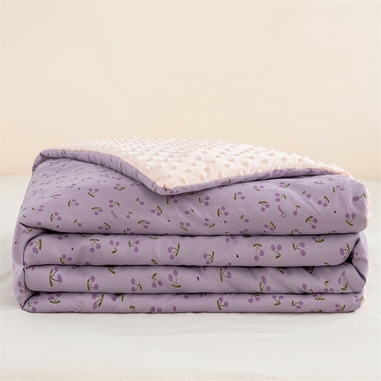 91家纺网 家纺一手货源 找家纺 （总）米乐被业 2025新款水洗棉凉豆豆夏被