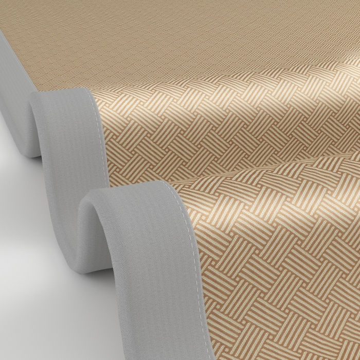 91家纺网 家纺一手货源 找家纺 爱宝被业  2025新款凉感抗菌冰丝席凉席 棕色