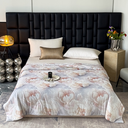 91家纺网 家纺一手货源 找家纺 （总）归属 2025新款3D数码印花冰淇淋夏被凉感丝夏凉被空调被