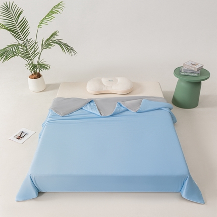 91家纺网 家纺一手货源 找家纺 （总）名兮家居 2025新款凉感丝夏被夏凉被空调被（场景一）