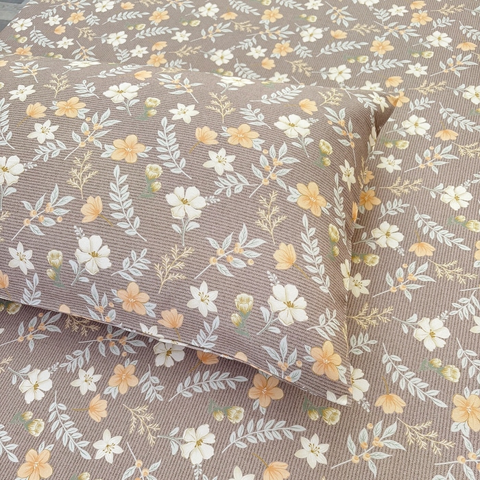 91家纺网 家纺一手货源 找家纺 伊而梦蚊帐 2025新款原棉老粗布床笠 梅花棕