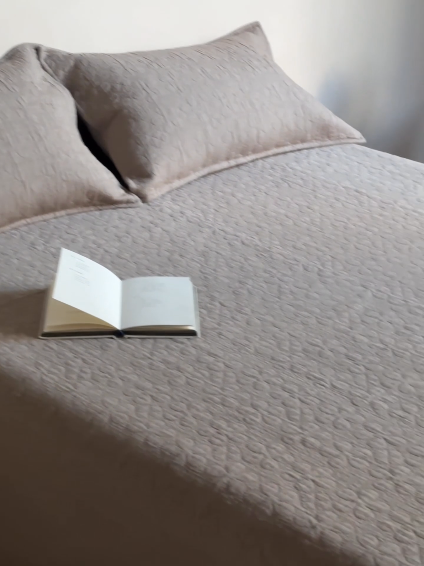 91家纺网 家纺一手货源 找家纺 璞素2025新款全棉色织三层纱床盖三件套-落雪 落雪咖