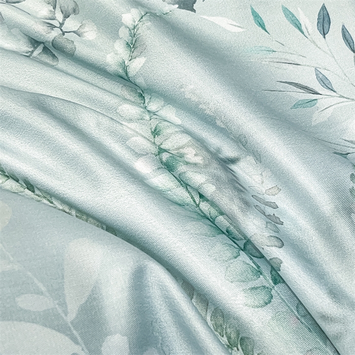 91家纺网 家纺一手货源 找家纺 笙意家纺2025新款水洗冰丝数码印花暗盒款四件套 浮影