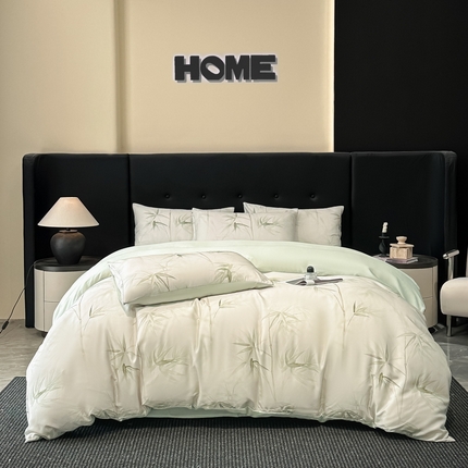 91家纺网 家纺一手货源 找家纺 （总）慕晨 2025春夏新品莱赛尔天丝数码印花四件套莱赛尔四件套天丝夏季凉感直播热款