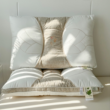 91家纺网 家纺一手货源 找家纺 （总）她喜爱枕芯 2025新款提花刺绣荞麦枕