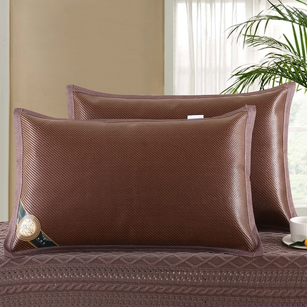 （总）小牛席业 2025新款A夏凉枕套系列凉枕套系列凉枕套夏天枕套冰丝枕套竹枕套藤枕套冰藤枕套