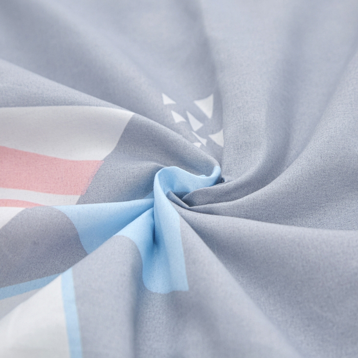 91家纺网 家纺一手货源 找家纺 侨鑫 2025新款亲肤水洗棉夏被宽边 卡思图