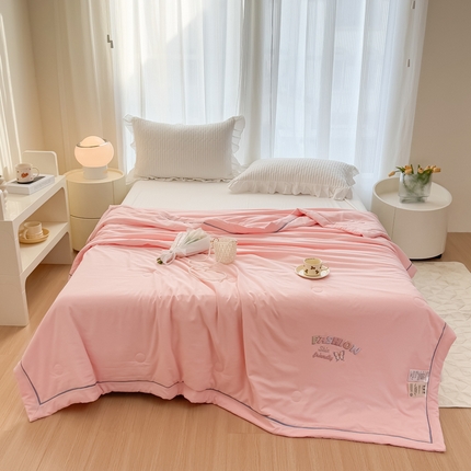 91家纺网 家纺一手货源 找家纺 （总）金麦家纺 2025新款针织双层纱夏被