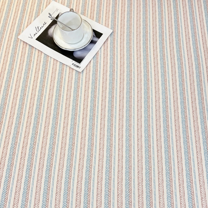 91家纺网 家纺一手货源 找家纺 伊而梦蚊帐 2025新款A类老粗布抗菌床单 麻花条-彩