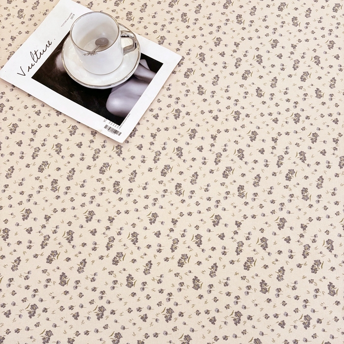 91家纺网 家纺一手货源 找家纺 伊而梦蚊帐 2025新款A类老粗布抗菌床单 灰兰花-米