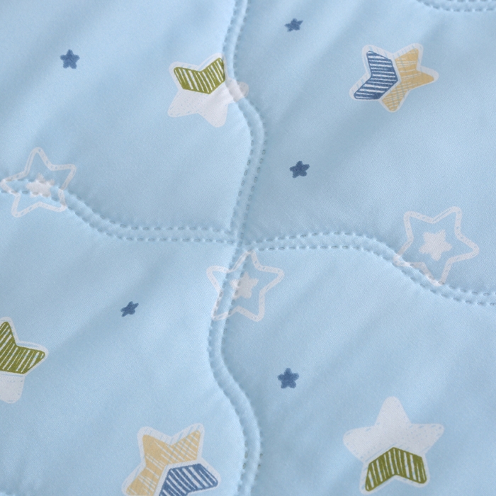 91家纺网 家纺一手货源 找家纺 被多多被业  2025新款清新印花亲肤绒超声波工艺夏凉被 梦幻星空