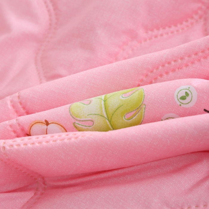 91家纺网 家纺一手货源 找家纺 被多多被业  2025新款清新印花亲肤绒超声波工艺夏凉被 绿叶