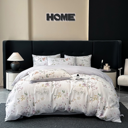 慕晨 2025春夏新品莱赛尔天丝数码印花四件套莱赛尔夏被四件套天丝夏凉被直播热款 沐瑶