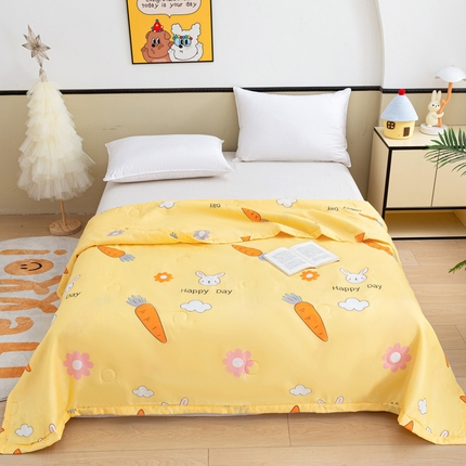 91家纺网 家纺一手货源 找家纺 （总）侨鑫 2025新款亲肤水洗棉夏被宽边