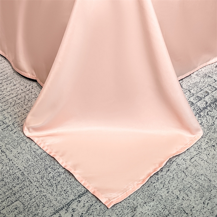 91家纺网 家纺一手货源 找家纺 笙意家纺2025新款水洗冰丝数码印花暗盒款四件套 艾美