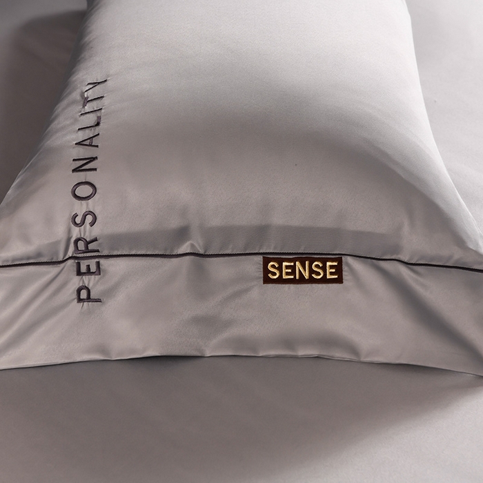 91家纺网 家纺一手货源 找家纺 睡美人 2025新款水洗真丝高端轻奢绣花款四件套-爱娜 爱娜-绅士灰