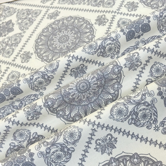 91家纺网 家纺一手货源 找家纺 伊而梦蚊帐 2025新款A类老粗布抗菌床单 十方景-蓝