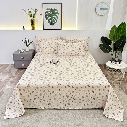 伊而梦蚊帐 2025新款原棉老粗布床单 梅花兔