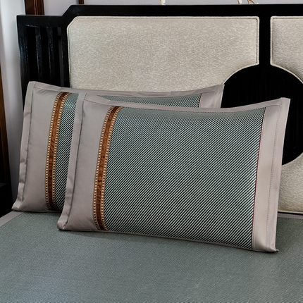 91家纺网 家纺一手货源 找家纺 （总）小牛席业  2025新款B夏凉枕套系列凉枕套夏天枕套冰丝枕套竹枕套藤枕套冰藤枕套