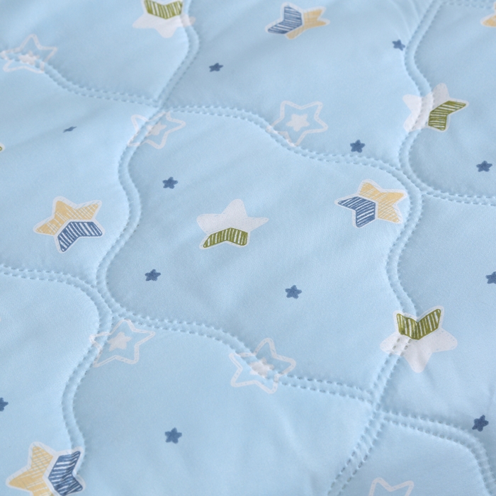 91家纺网 家纺一手货源 找家纺 被多多被业  2025新款清新印花亲肤绒超声波工艺夏凉被 梦幻星空